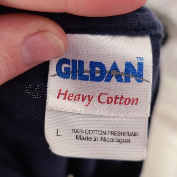 Gildan Blue Thunderbirds US Airforce jet graphic logo t-shirt size large - Picture 8 of 8